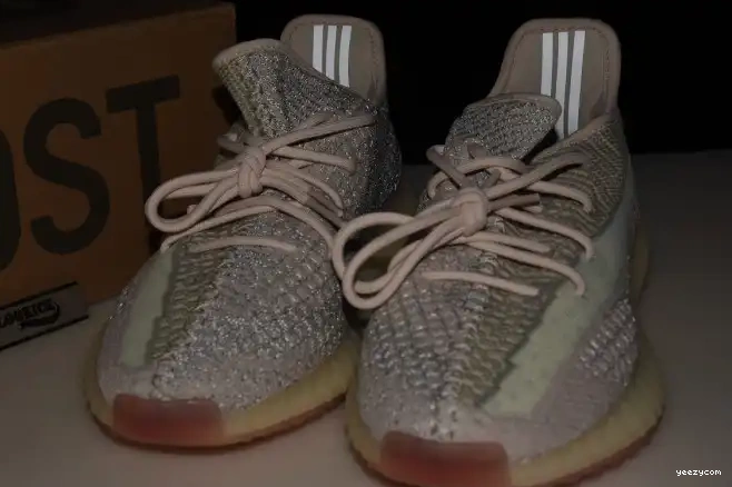 FW5318 V2 'Citrin Yeezy Adidas Reflective' Boost 350 0705